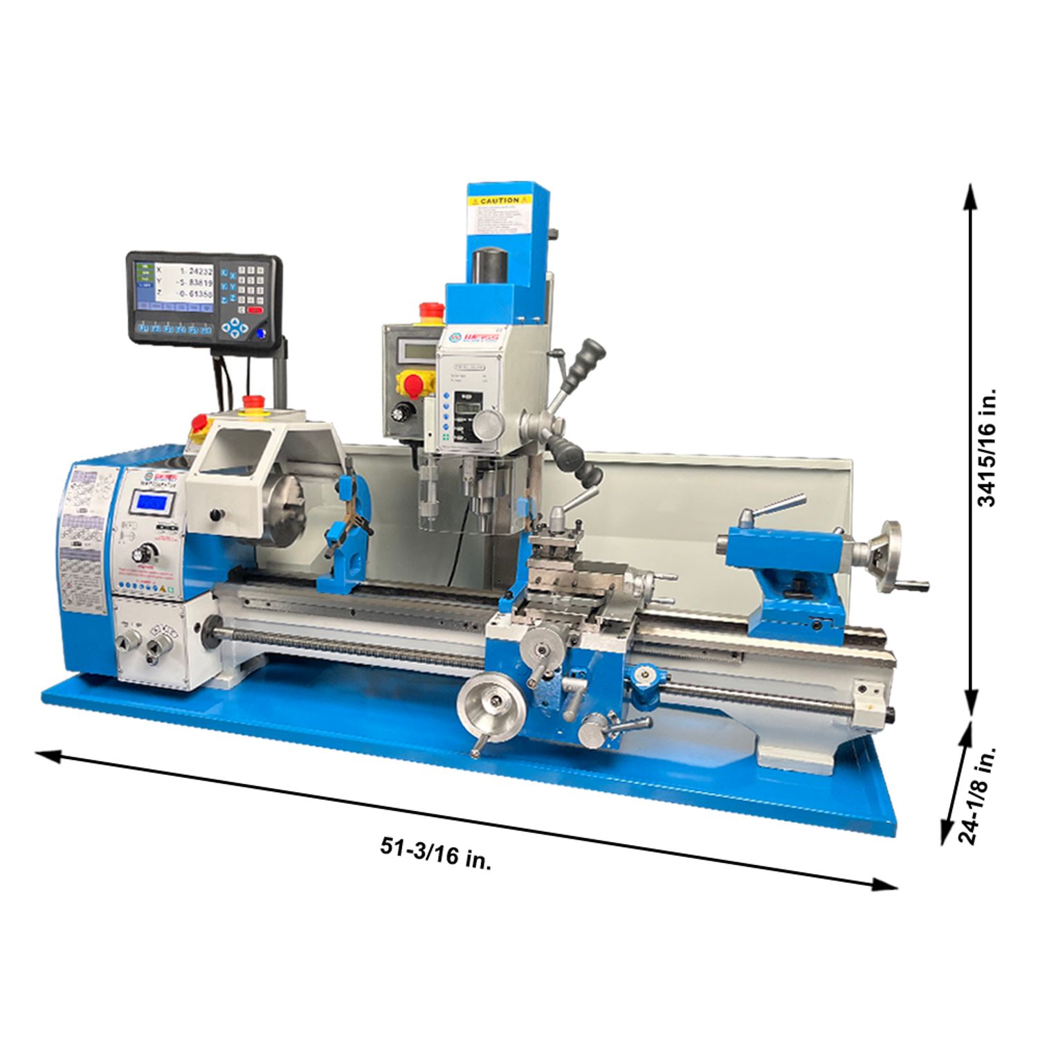 combination lathe milling machine 