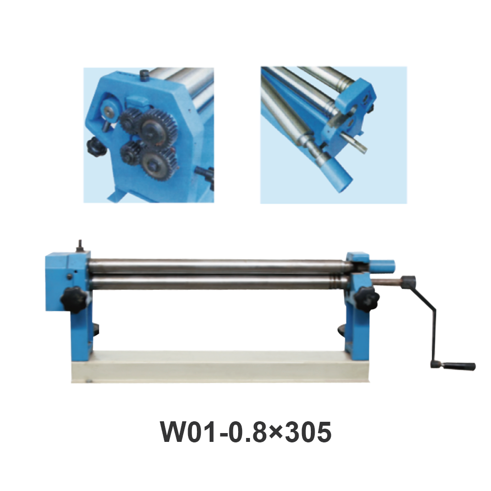 W01-0.8x305/W01-0.8x610/W01-0.8x915/W01-0.8x1000/W01-1.5x1300  Manual Slip Rolls Machines