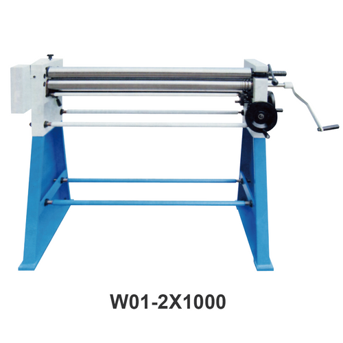 W01-2X610/W01-2X1000/W01-2X1250 手动滑辊机