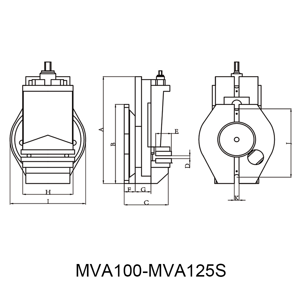 Morsa A Macchina Con Base Girevole MVA100/MVA125/MVA150/MVA200/MVA80S/MVA100S/MVA125S