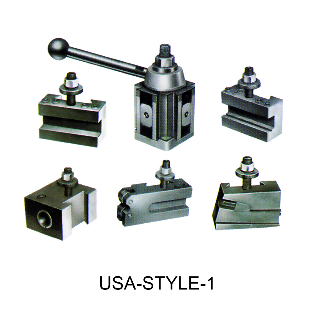 Piston Type Tool Post Sets (6-Piece Sets) USA Style