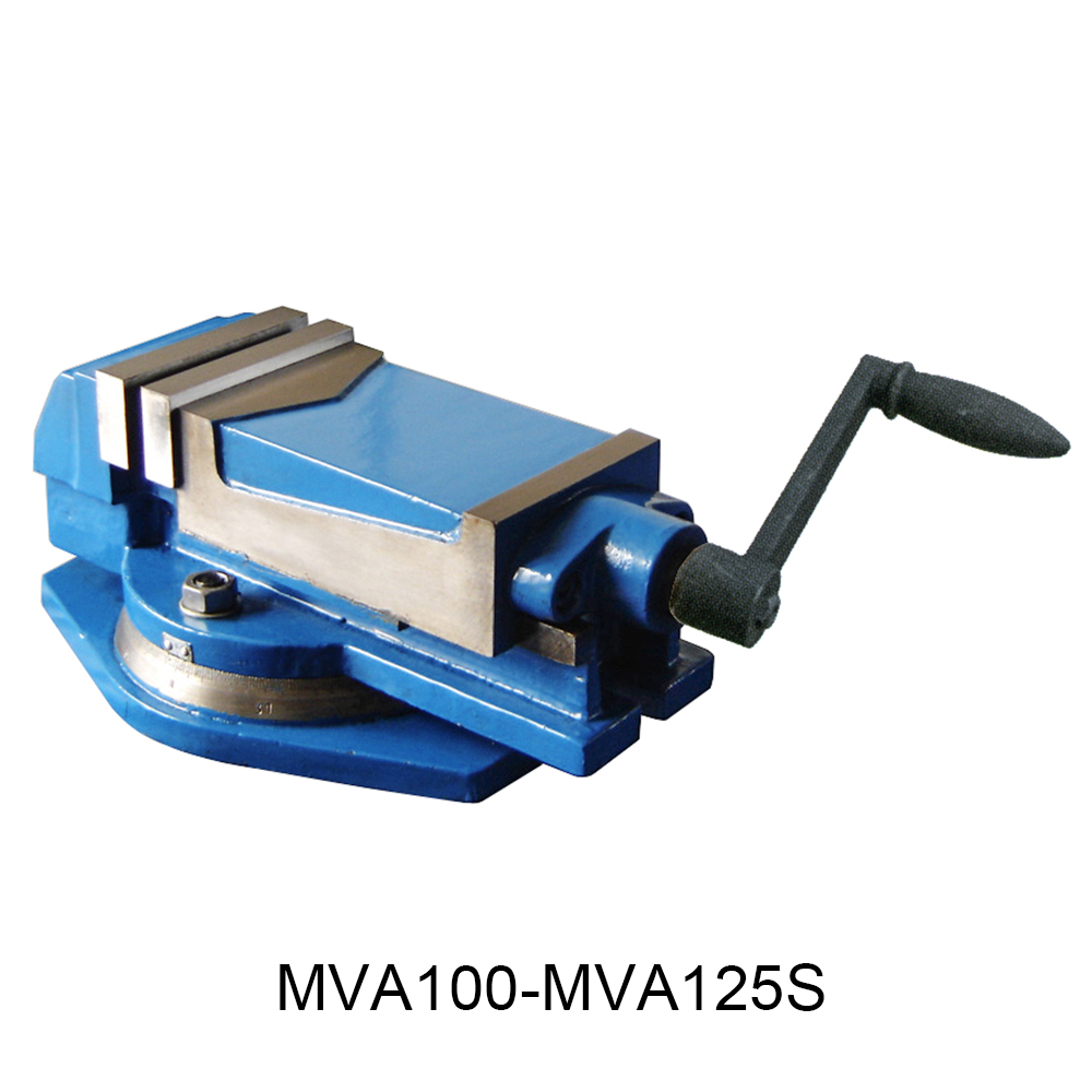 Étau de machine avec base pivotante MVA100/MVA125/MVA150/MVA200/MVA80S/MVA100S/MVA125S