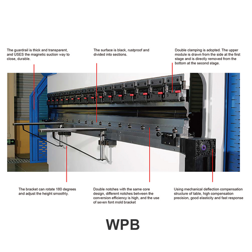 WPB シリーズ電気油圧同期 CNC プレスブレーキ WPBH シリーズハイブリッド電動 CNC プレスブレーキ