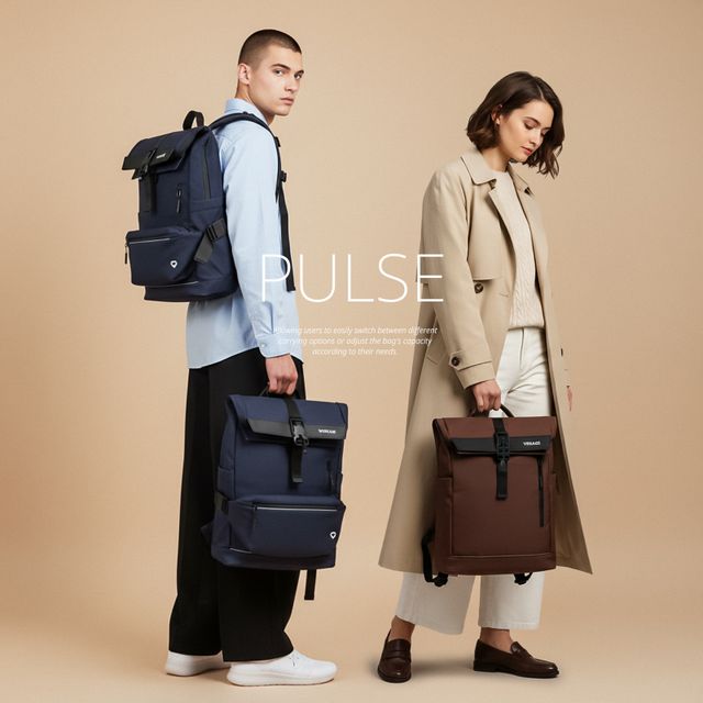 Pulse | The Urban Roll-Top Backpack