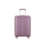 Hard shell luggage rose gold
