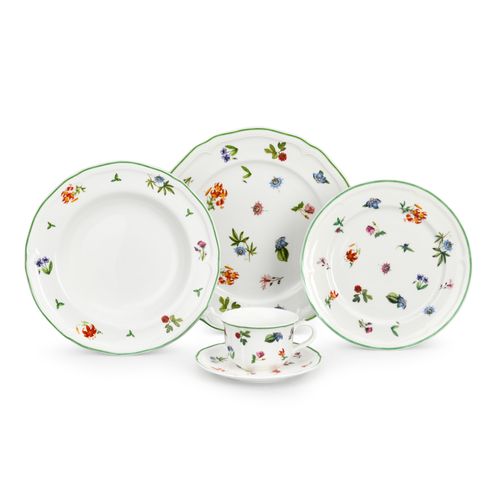 20pcs French Garden Fresh Pocelain Dinnerware Set