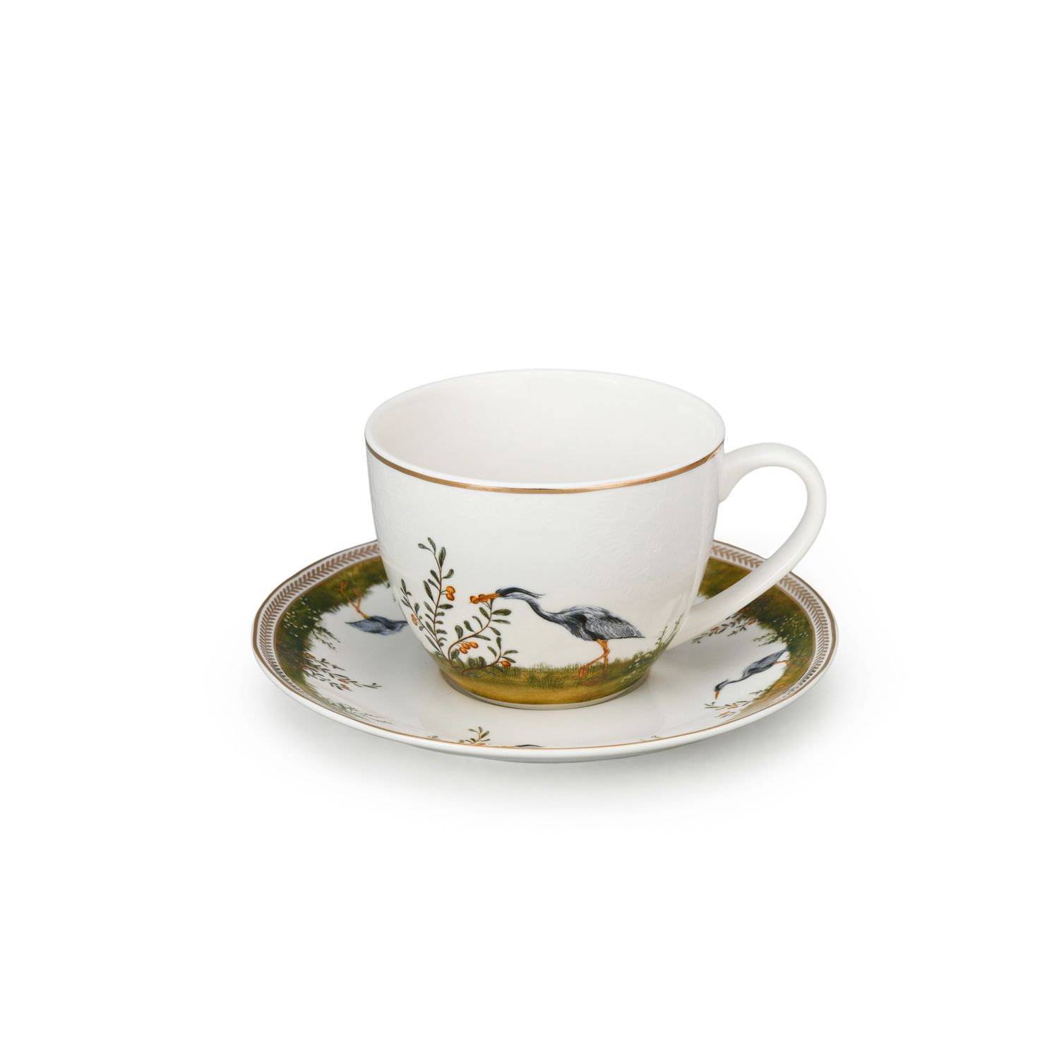 Cup and Saucer in Magnoble 20pcs Spring Symphony Dinner Set