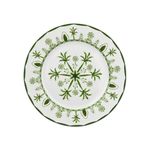 green flower plate in Spring Summer Flower Modern Ceramic Dinnerware Set