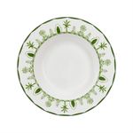 green flower plate in Spring Summer Flower Modern Ceramic Dinnerware Set