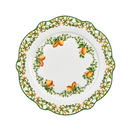 Lemon Wreath Dinner Plate