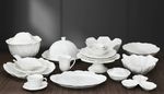 Magnoble White 19 piece Luxury Cabbage Leaf Dinner Sets