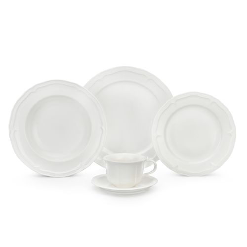 20PCS Magnoble Artistic Relief Elegance Ceramic Dinnerware Set