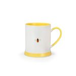 Magnoble 400ml ceramic bee mug in daisy mug set of 4