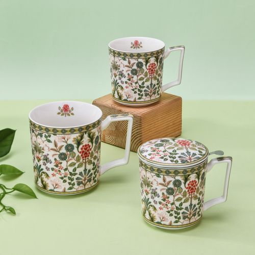 Spring Mood Ceramic Mug Set