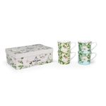 Magnoble Spring Whispers Pottery Coffee Mug Set of 4 with packaging