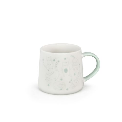 Magnoble Whiskers & Paws Ceramic Mug