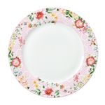 pink floral plate in Magnoble Pink Flower Dinner Set