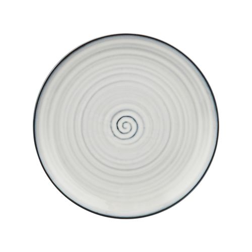 16pcs Spiral Serenity Stoneware Dinnerware Set