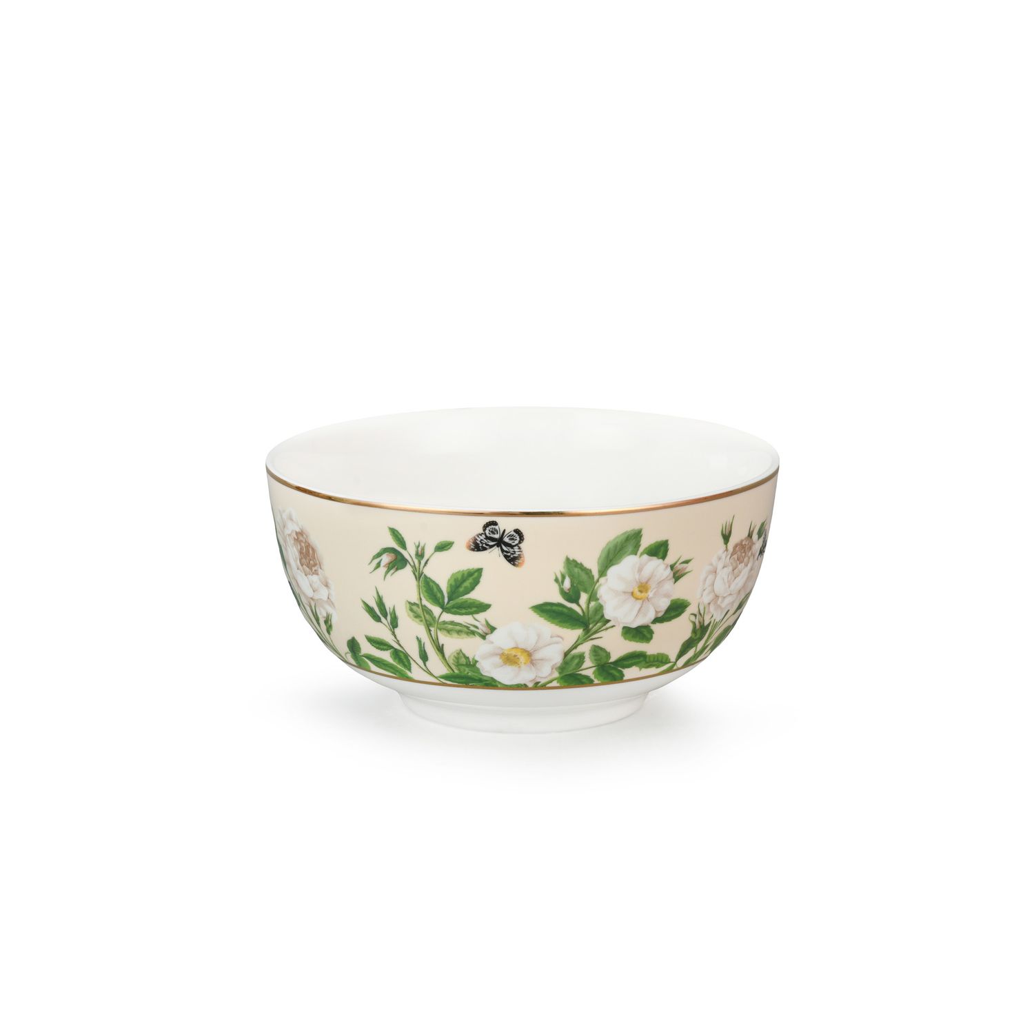 Magnoble Spring Whispers 5 5" Porcelain Flower Bowl