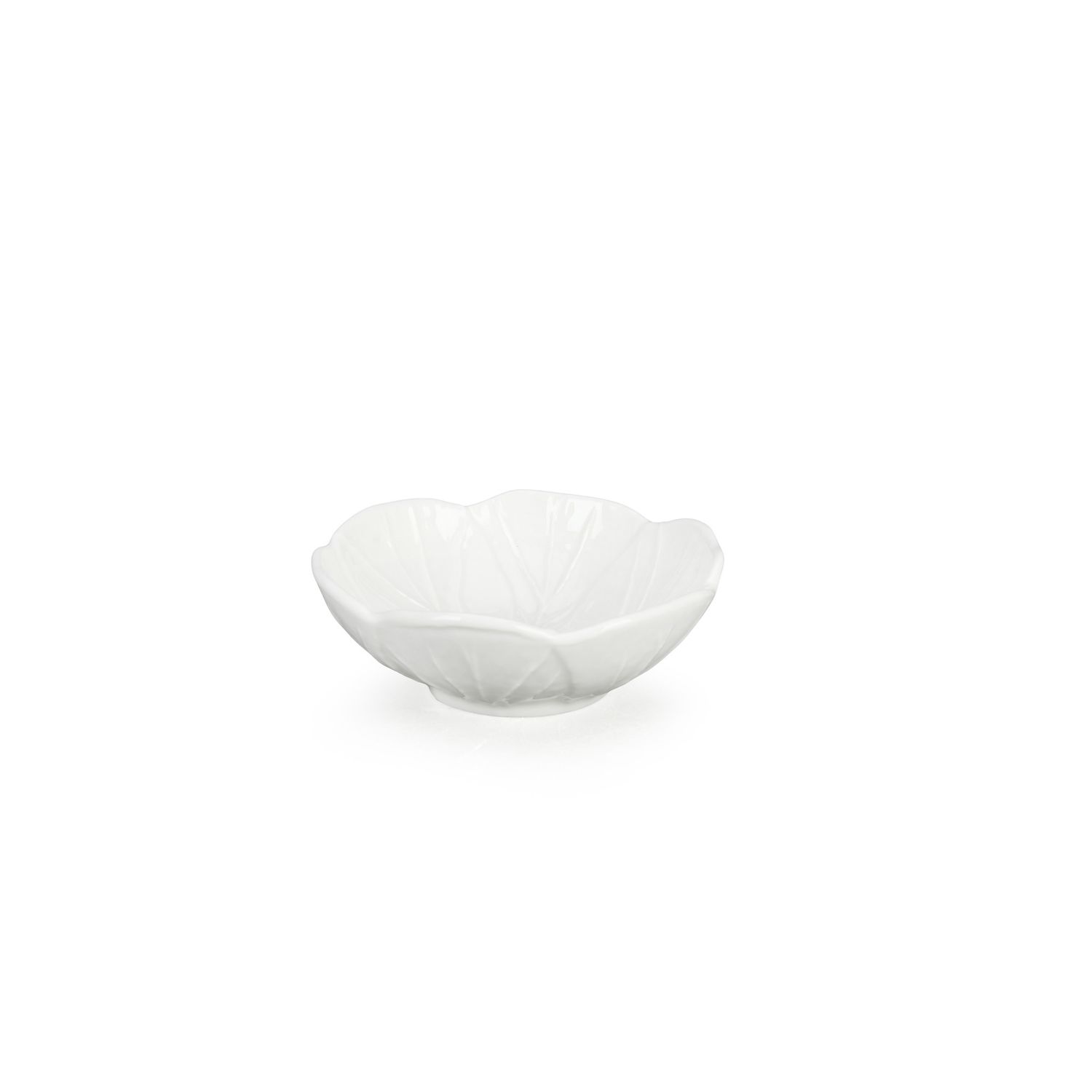 Magnoble White Microwave Safe Ceramic Cabbage Bowl for Dip