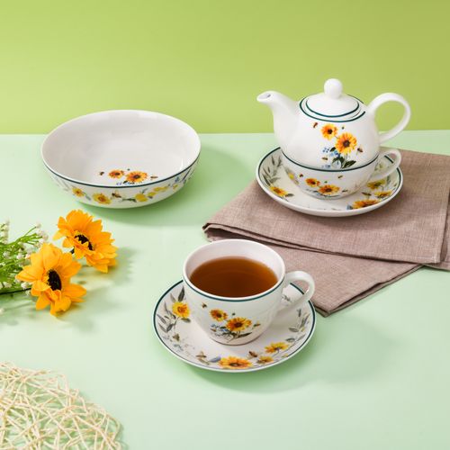 Chrysanthemum Harmony Tea For One Set