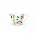 Modern floral tea cup in Blooming Tale Square Ceramic Dinner Set