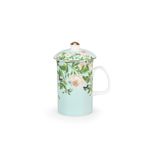 Magnoble blue 300ml Ceramic Tea Cup with Strainer