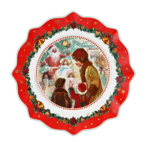 Christmas Family Collections Porcelain Dinner Plate