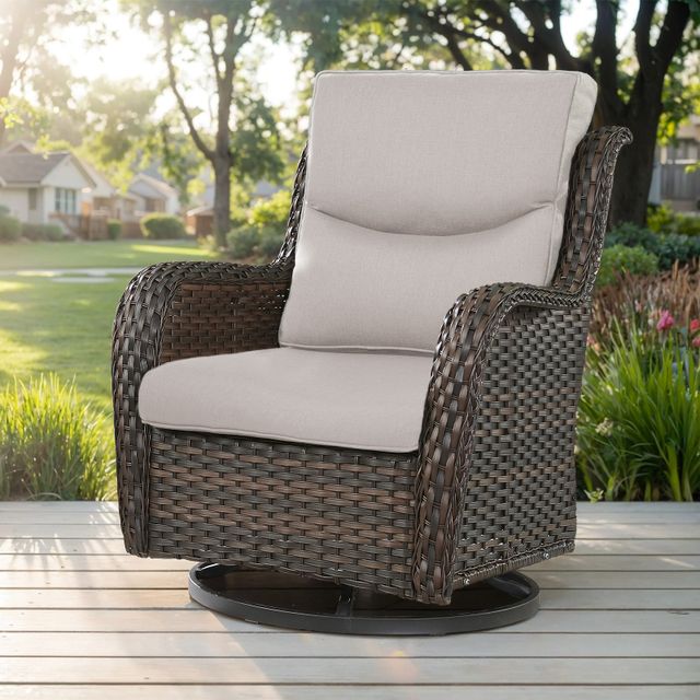 1 Set High Back and Deep Seating Outdoor Cushion