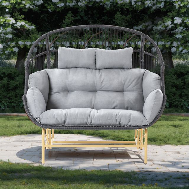 Glider Loveseat Egg Chair