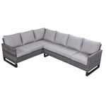 outdoor wicker patio conversation sets