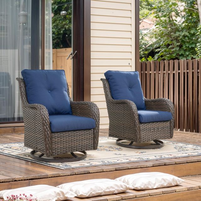 Outdoor 2PC Swivel Glider Chairs, NTC Series