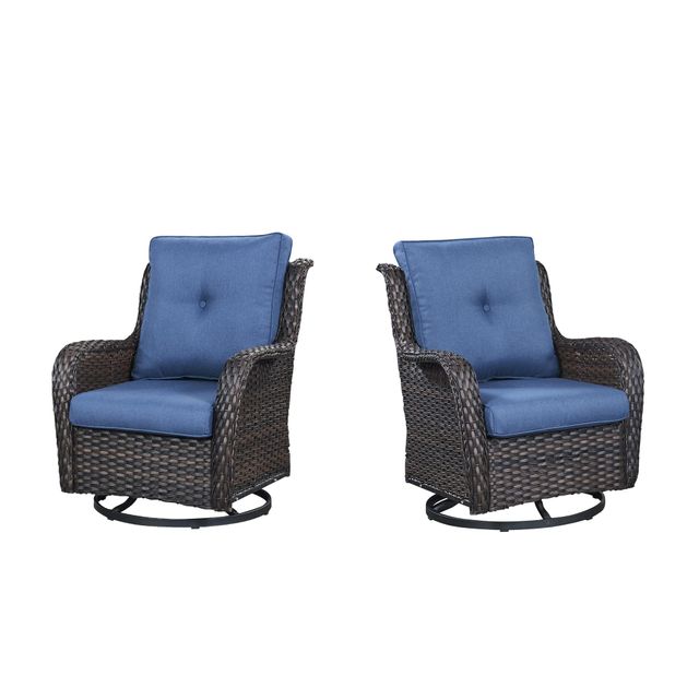 Outdoor 2PC Swivel Glider Chairs, NTC Series