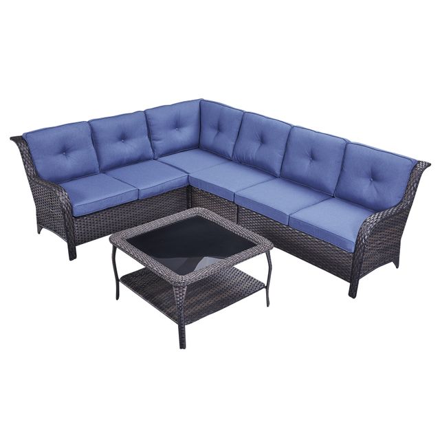 7-Piece Large Sectional Set with Coffee Table, NTC Series