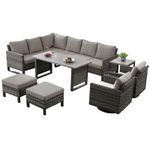 outdoor wicker patio conversation sets