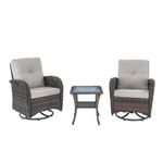 outdoor swivel glider chair	