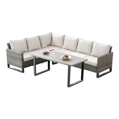 7-Piece Large Sectional Set with Coffee Table, GRS Series