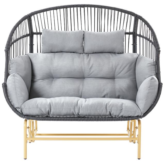 Glider Loveseat Egg Chair