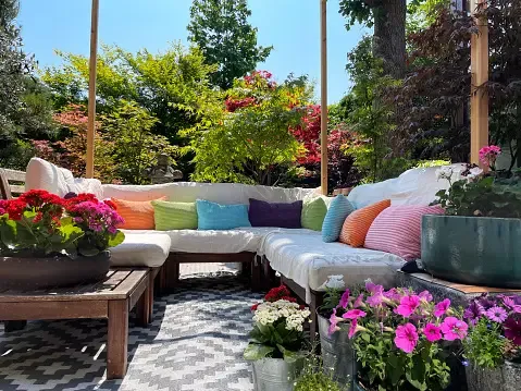 Outdoor cushions