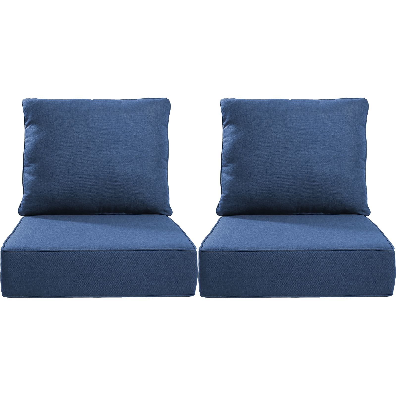 2-Piece Deep Seat Patio Cushions