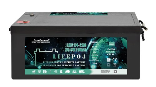 High Capacity Density Waterproof IP68 25.6V 200ah Lithium Battery For Marine, RV