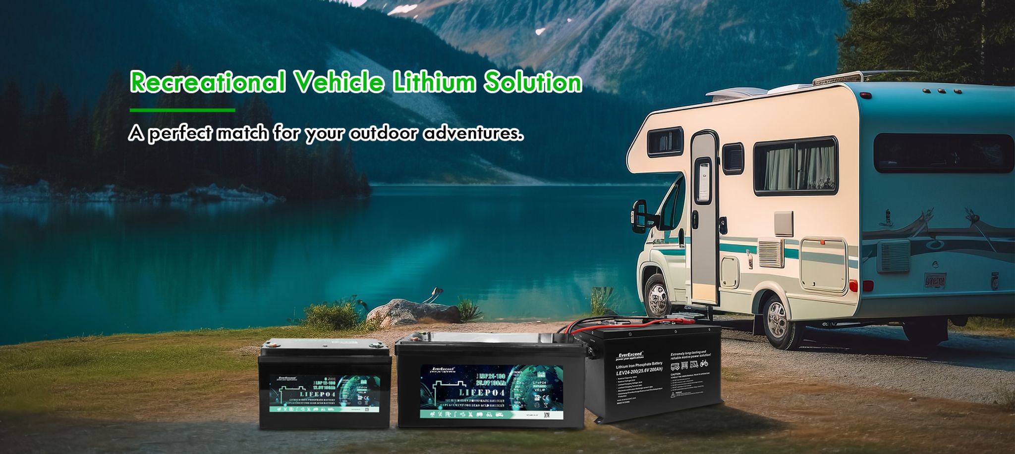 EverExceed RV lithium battery solution