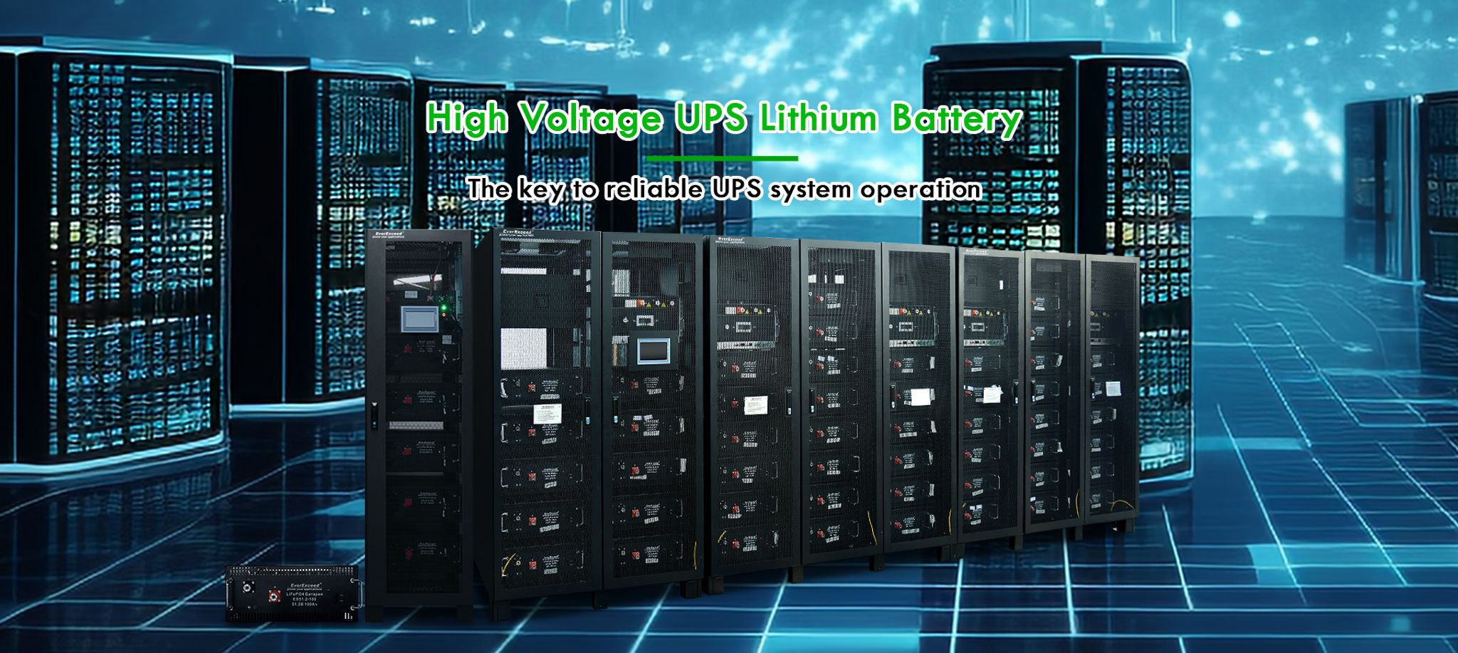 EverExceed High Voltage UPS lithium battery