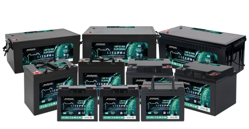 25.6V 100Ah Lithium LiFePO4 Battery for RV Solar Systems Maintenance-Free