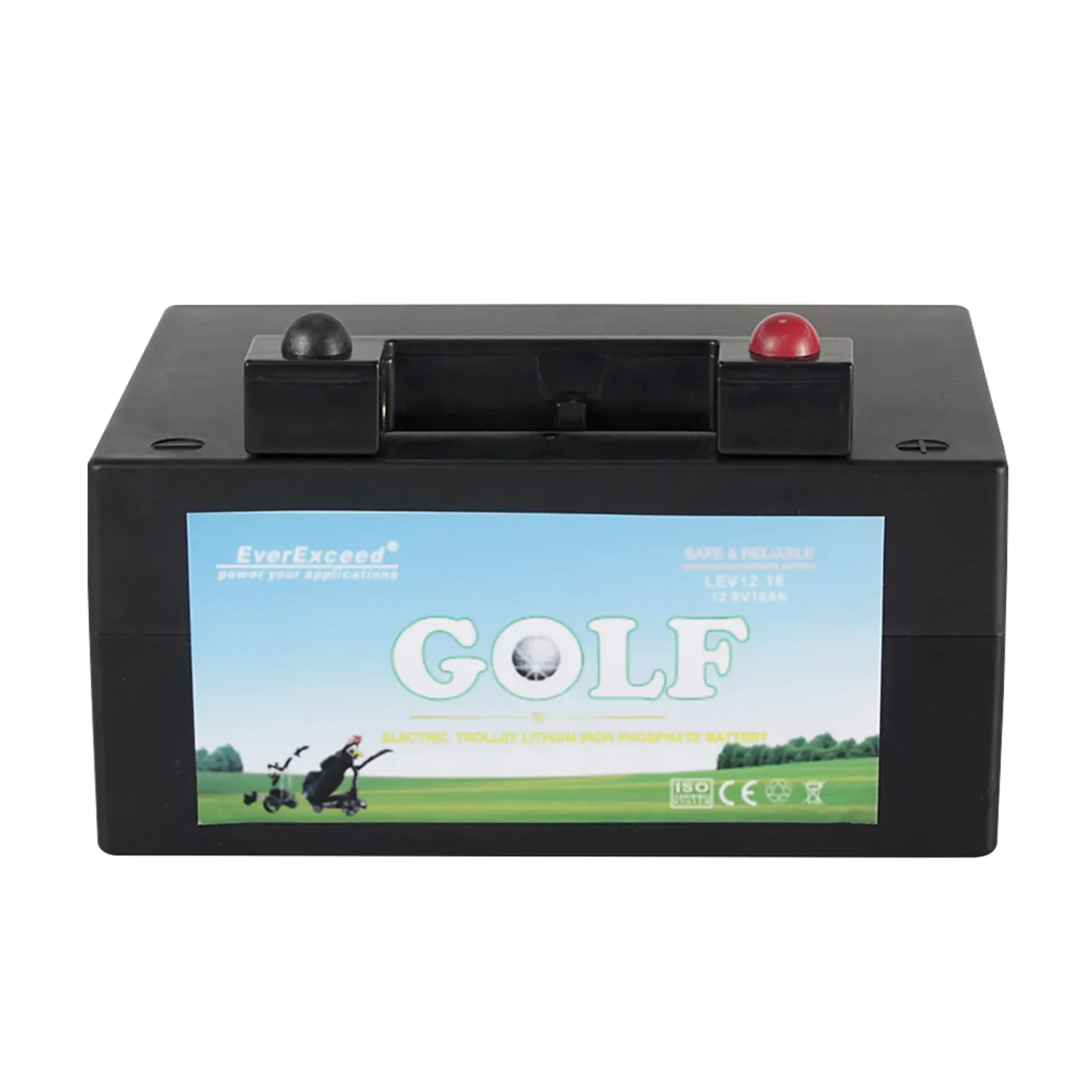 EverExceed's lifepo4 battery for golf carts