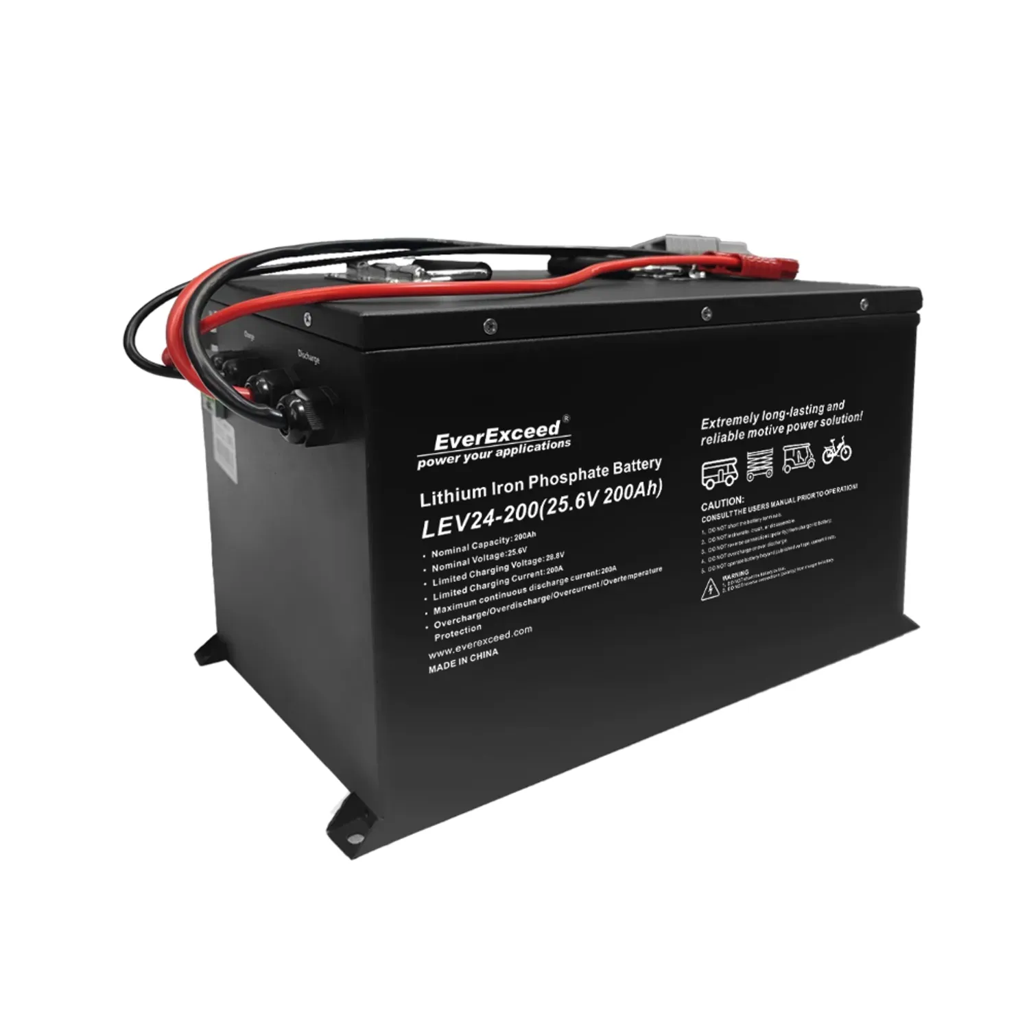 Smart BMS 24V 200Ah RV lifepo4 battery