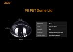 92mm 12oz PET lid