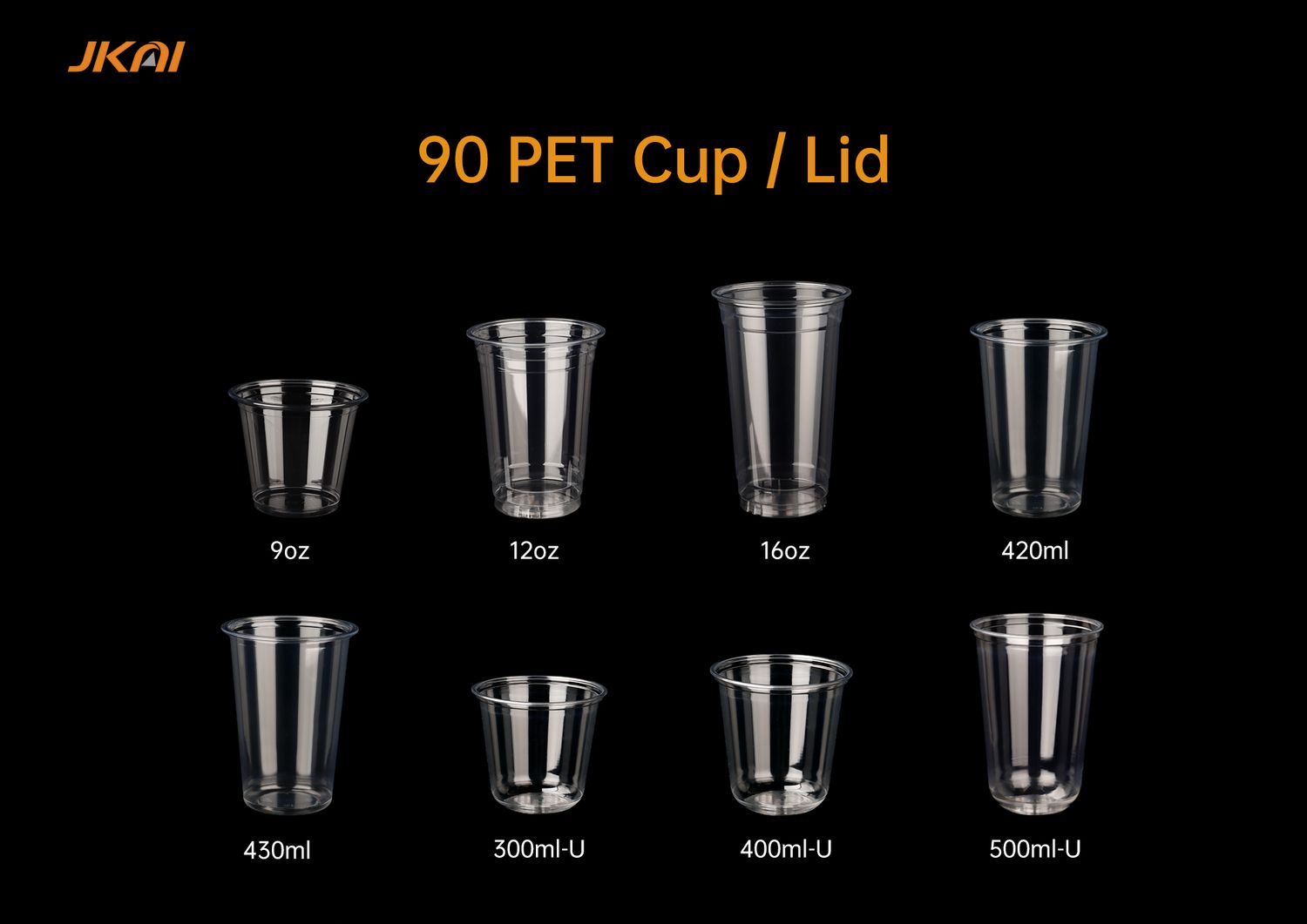 90mm 400ml PET Cup