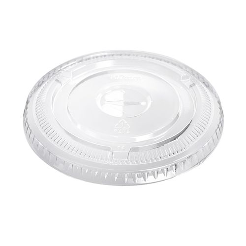 107mm PET Lid Stylish Transparent Design Compatible with Various Beverage Cups