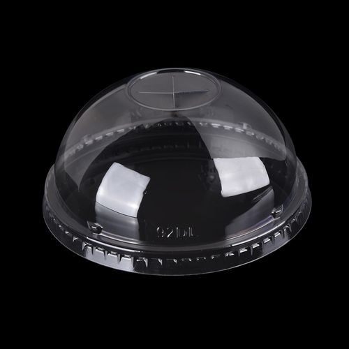92mm PET Lid Stylish Transparent Design Compatible with Various Beverage Cups